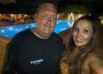 Danny Malin on holiday at a health spa