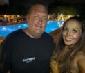Danny Malin on holiday at a health spa