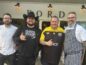 Matt Healey of Ford, Ilkley with Danny Malin and Kalani