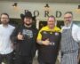 Matt Healey of Ford, Ilkley with Danny Malin and Kalani